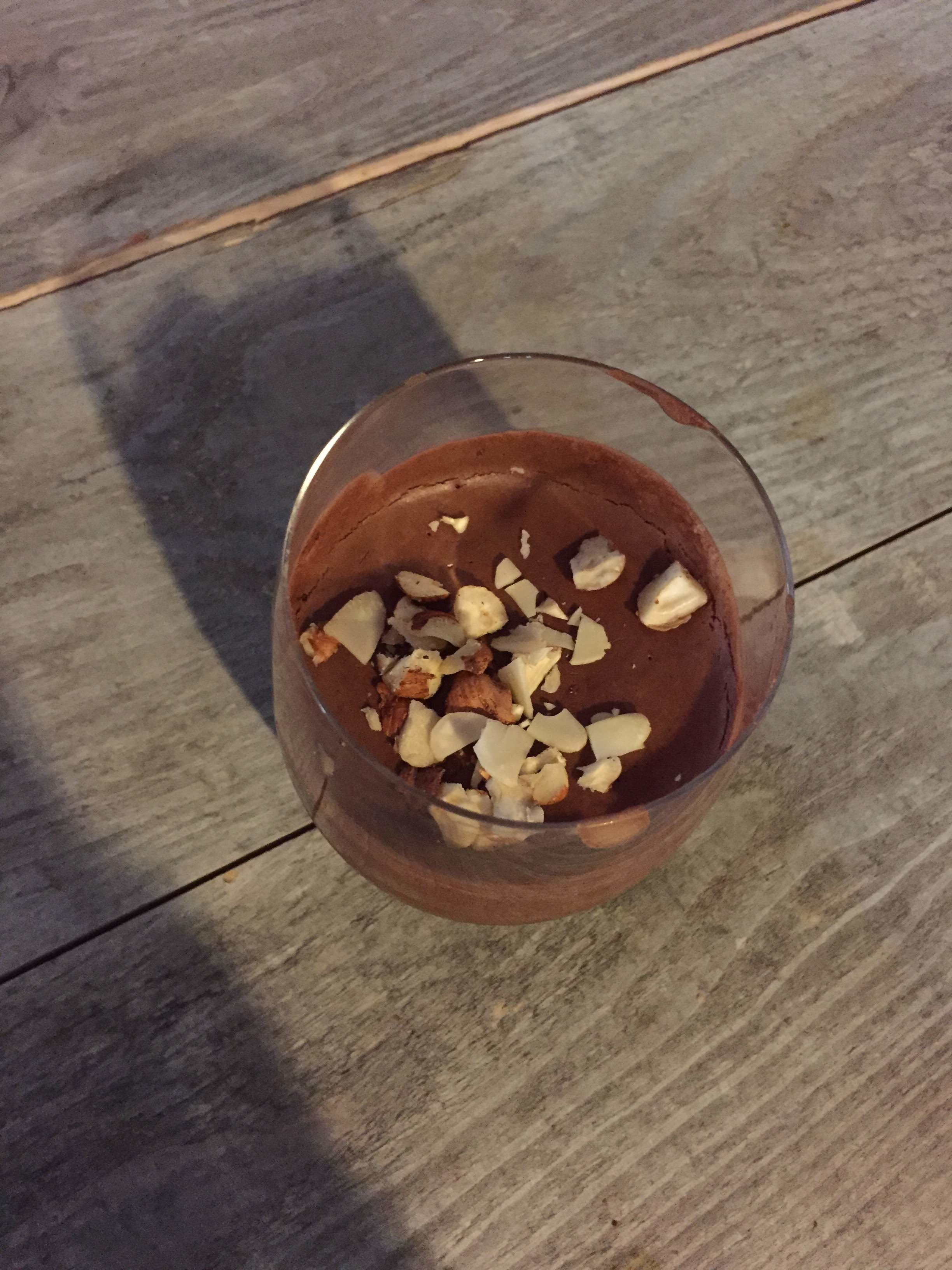 Mousse au chocolat végétalienne