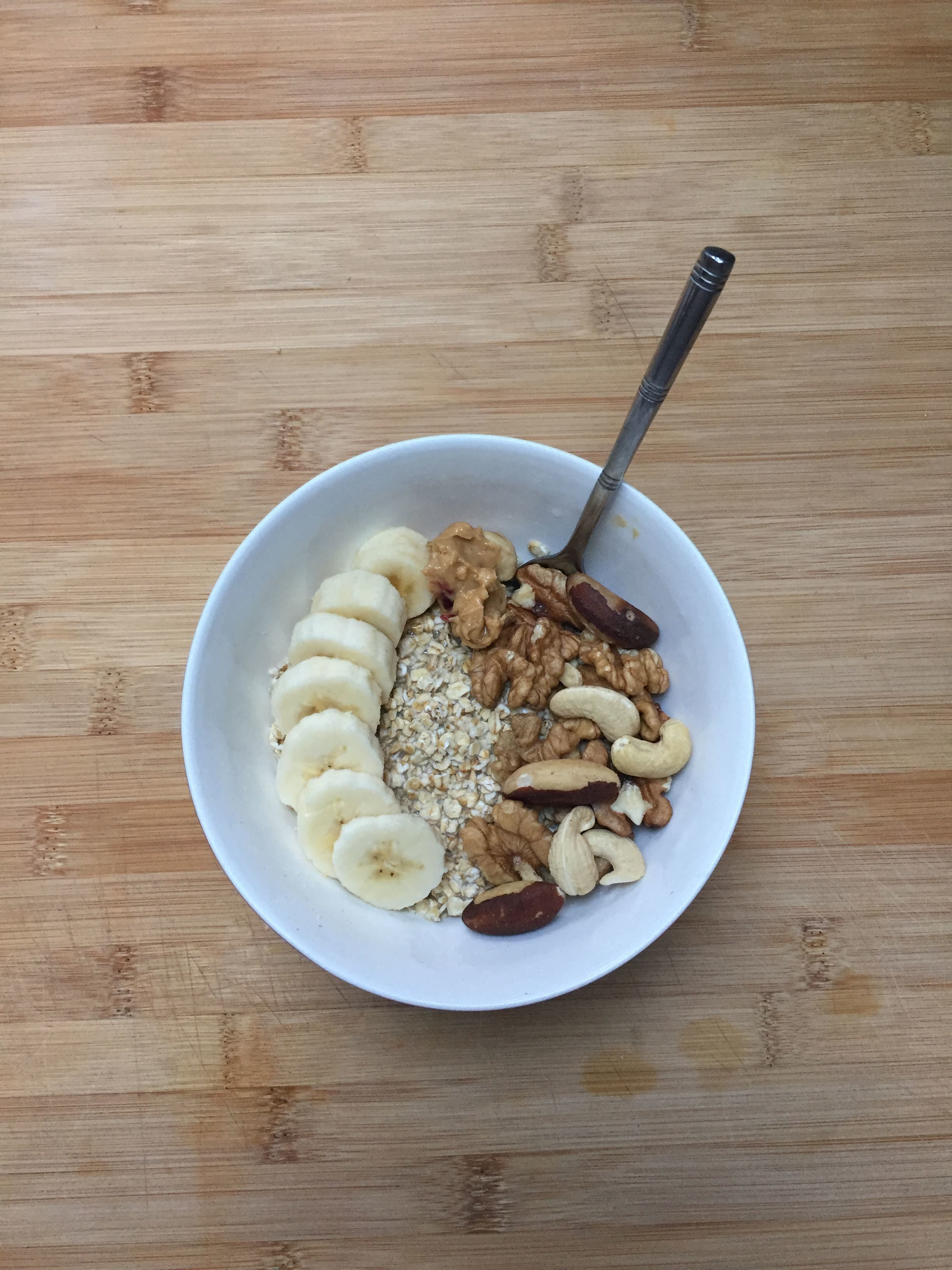 Porridge froid du matin